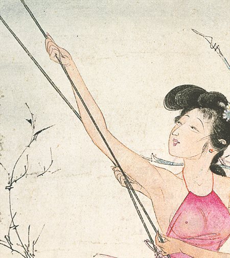 张北-胡也佛的仕女画和最知名的金瓶梅秘戏图